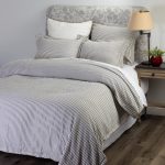 Amity home cape cod duvet cover in grey stripe   seersucker texture