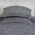 Amity home jerome duvet cover in indigo   textured weave