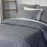 Amity home jerome duvet cover in indigo   textured weave