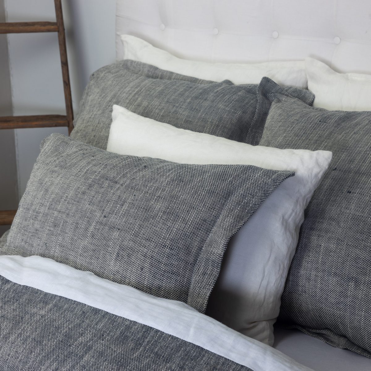 Amity home jerome duvet cover in indigo   textured weave