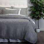 Amity home jerome duvet cover in indigo   textured weave