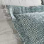 Amity home jerome duvet cover in teal   textured woven fabric
