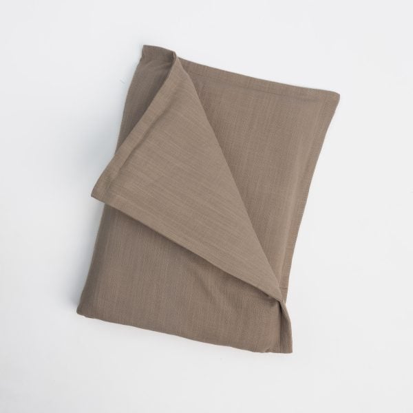 Amity home pure duvet cover in mushroom   soft linen texture