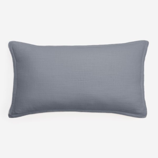 Amity home pure sham in shadow   soft textured weave