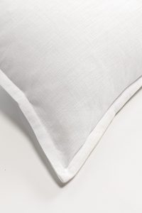 Amity home pure sham in white dutch euro   textured weave