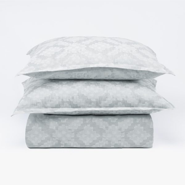 Dawson French Ikat Duvet Cover, Seaglass Set