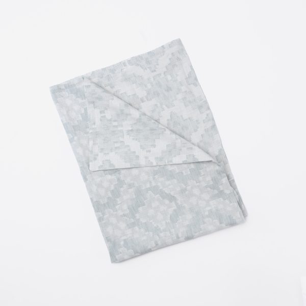 Amity home dawson french ikat duvet cover in sea glass   abstract woven pattern