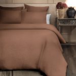 Amity home damara duvet cover in camel   textured weave