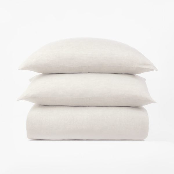 DAMARA DUVET COVER, IVORY