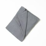 Amity home damara linen duvet cover in neutral grey   natural linen texture