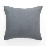Amity home damara sham in neutral grey   soft woven texture