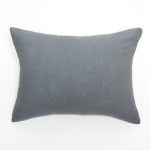 Amity home damara sham in neutral grey   subtle linen texture