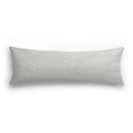Amity home damara linen body pillow in seaglass   linen weave texture