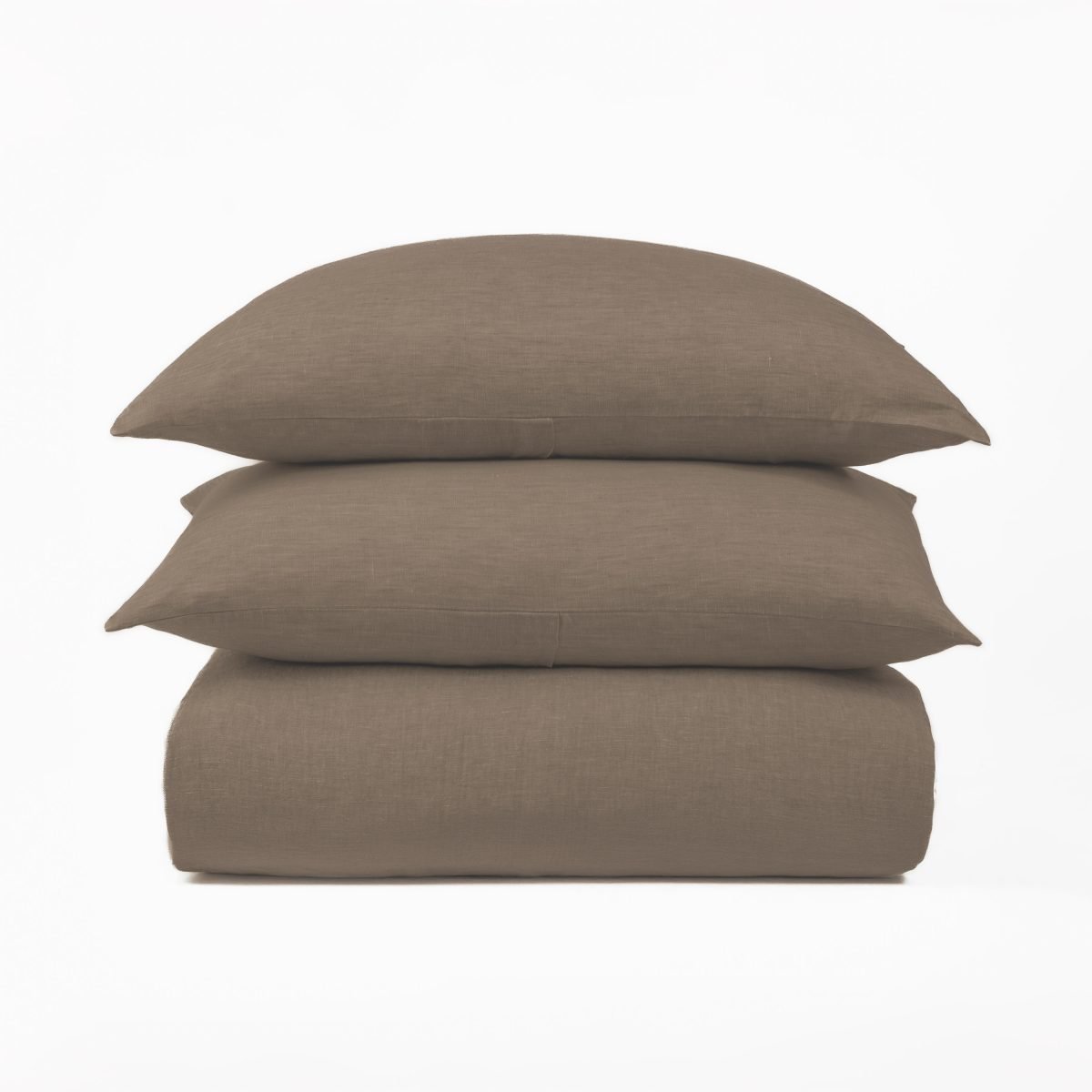 Damara Duvet Cover, Walnut - Image 1