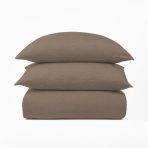 Damara Duvet Cover, Walnut