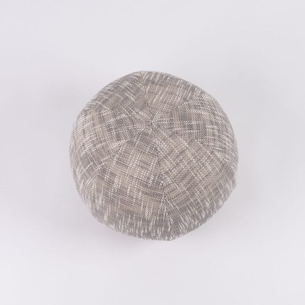 Amity Home Evol Pillow in Charcoal - Textured Sphere Design
