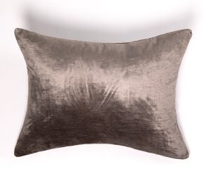 Amity home lia rayon velvet sham in ash grey   crushed velvet texture