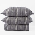 Langston Linen Duvet Cover, Grey