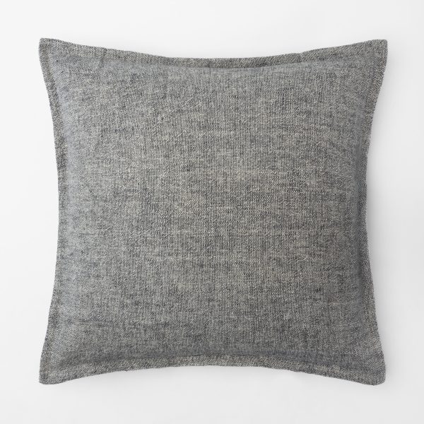 Amity home vincent sham euro in heather grey   textured weave