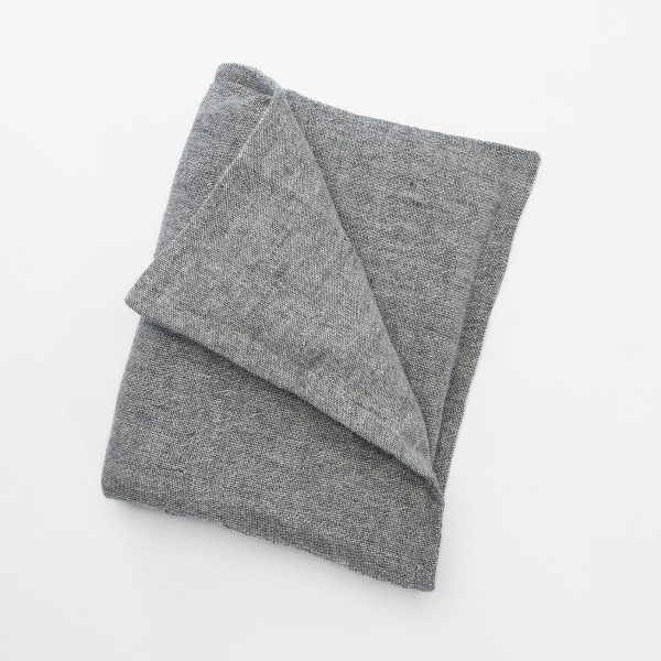 Amity home vincent duvet cover in grey melange   textured weave