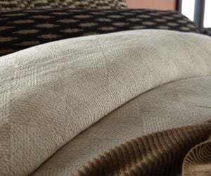 Amity home miko duvet cover in natural   textured weave