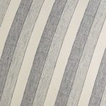 Amity home berkley duvet cover swatch in natural  grey   woven striped texture