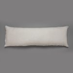 Amity home ranier linen body pillow in ivory   frayed edges
