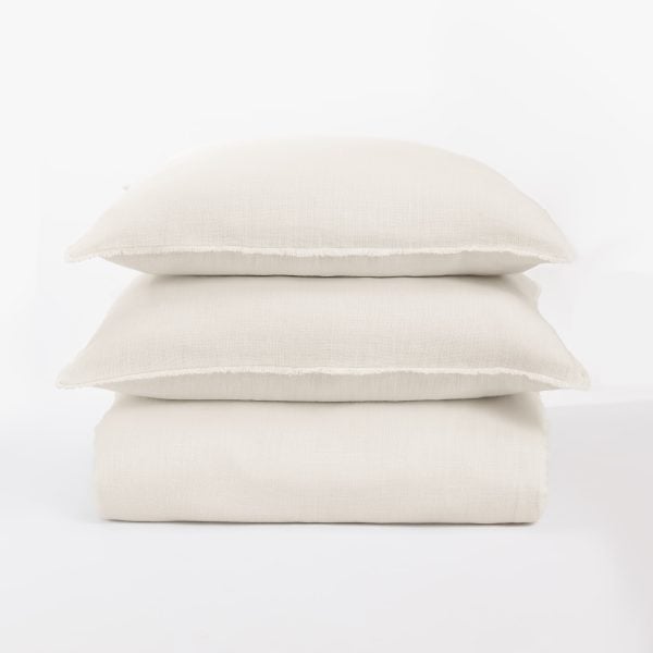 Ranier Linen Duvet Cover, Ivory