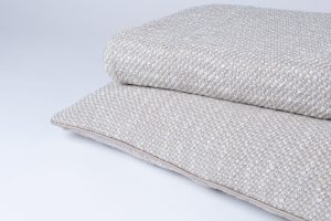 Amity home renzo duvet cover in limestone   textured weave