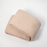 Amity home renzo super throw in vintage rose   soft woven texture