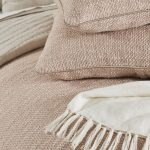 Amity home renzo duvet cover in vintage rose   textured weave fabric