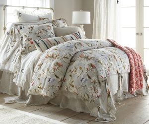 Amity home diana  kent collection in soft floral   botanical print