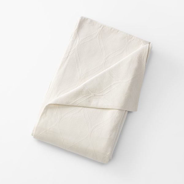 Amity home vasco duvet cover in ivory   subtle woven pattern