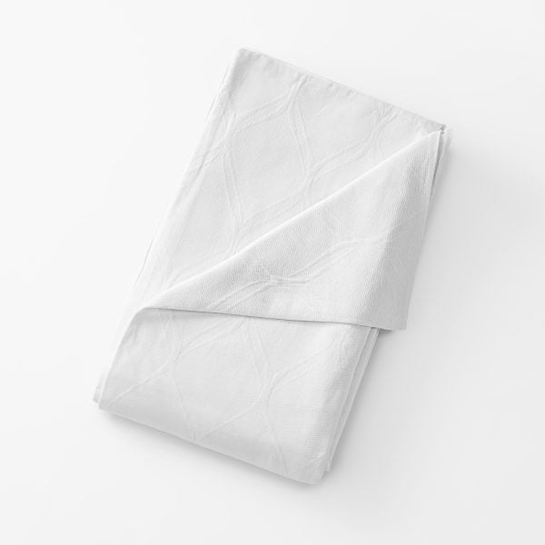 Amity home vasco duvet cover in white   subtle woven pattern