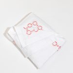 Amity home bellagio duvet cover in white with vintage rose   chain link pattern