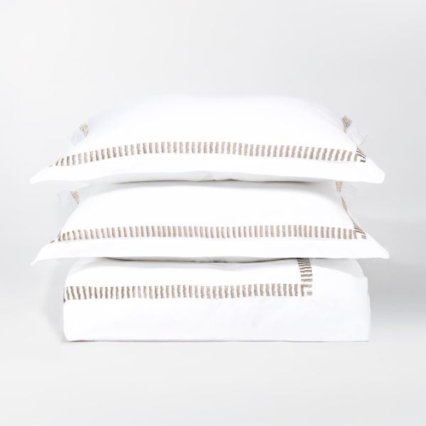 Savona Duvet Cover, Oyster