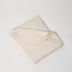 Amity home murano duvet cover in ivory   ladder stitch detail