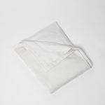 Amity home murano duvet cover in white   subtle stitched border