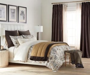 Amity home keating duvet cover in neutral patterned   intricate abstract design