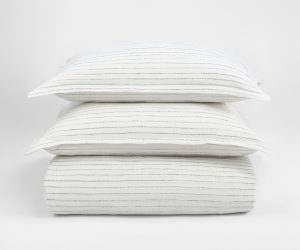 Amity home cambria duvet cover white set   subtle striped texture