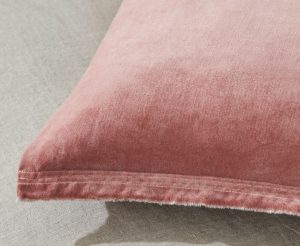 Amity home tahoma duvet cover in blush   plush velvet texture