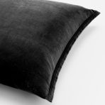 Amity home tahoma duvet cover in charcoal   soft plush texture