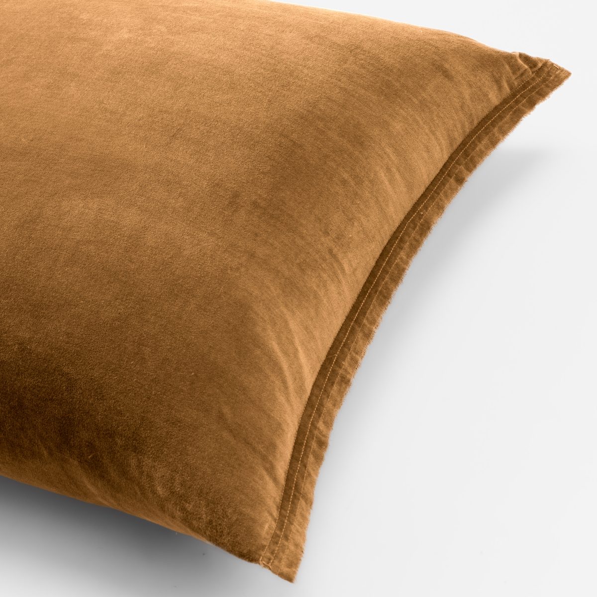Amity home tahoma duvet cover in ochre   soft brushed texture