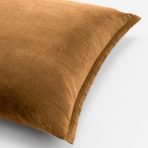 Amity home tahoma duvet cover in ochre   soft brushed texture