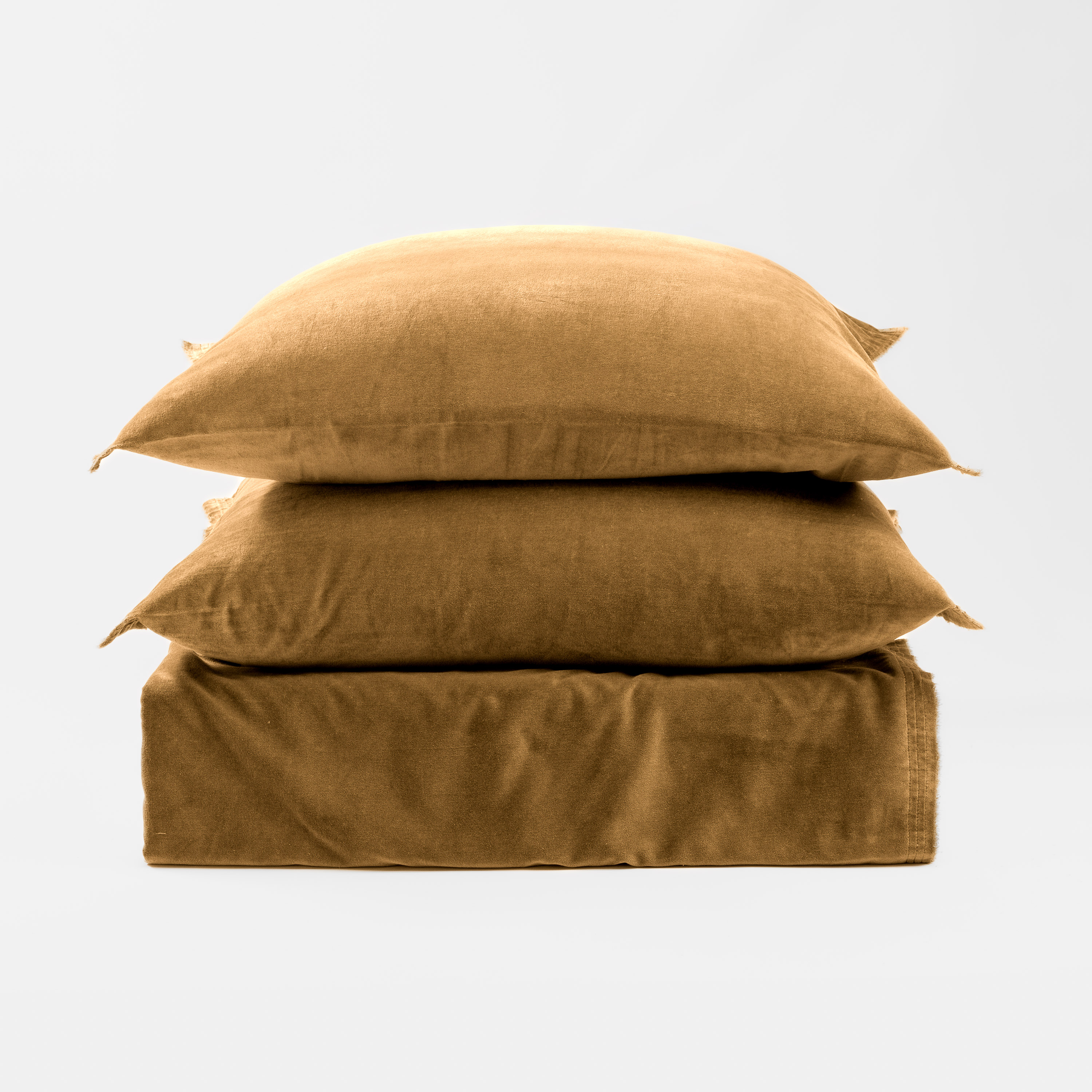 15461h19 | Amity Home Amity home tahoma duvet cover in ochre soft velvet texture