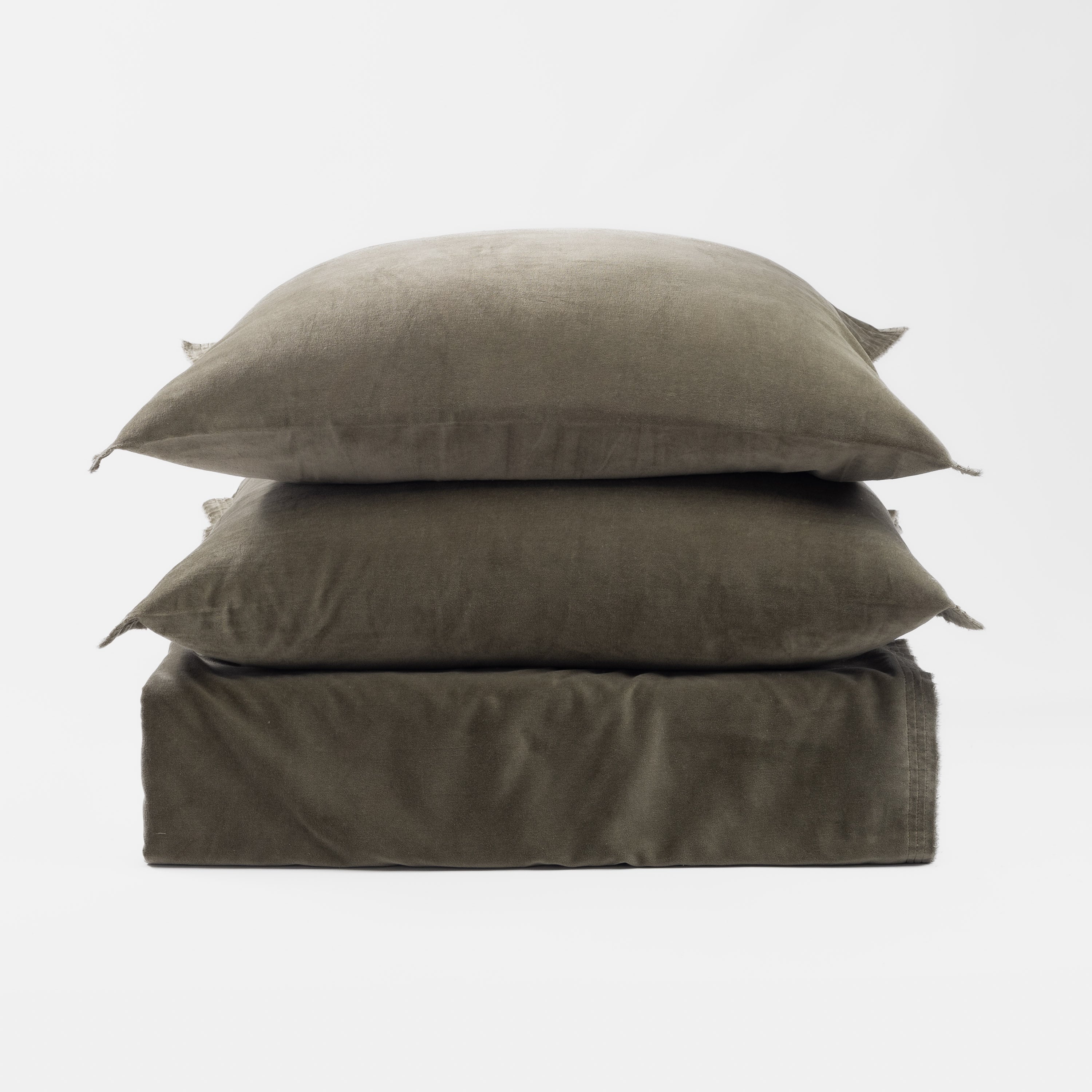 15461k1 | Amity Home Amity home tahoma duvet cover in laurel soft velvet texture