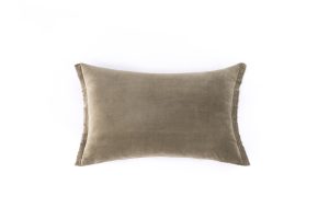 Amity home tahoma duvet cover in laurel   velvet with raw edge flange