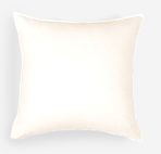 Amity home sloane pillow in ivory   smooth finish