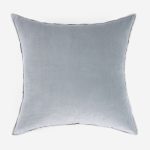 Amity home sloane pillow in mineral   soft velvet texture