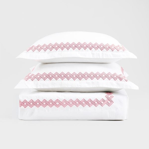 Amalfi Duvet Cover, Coral